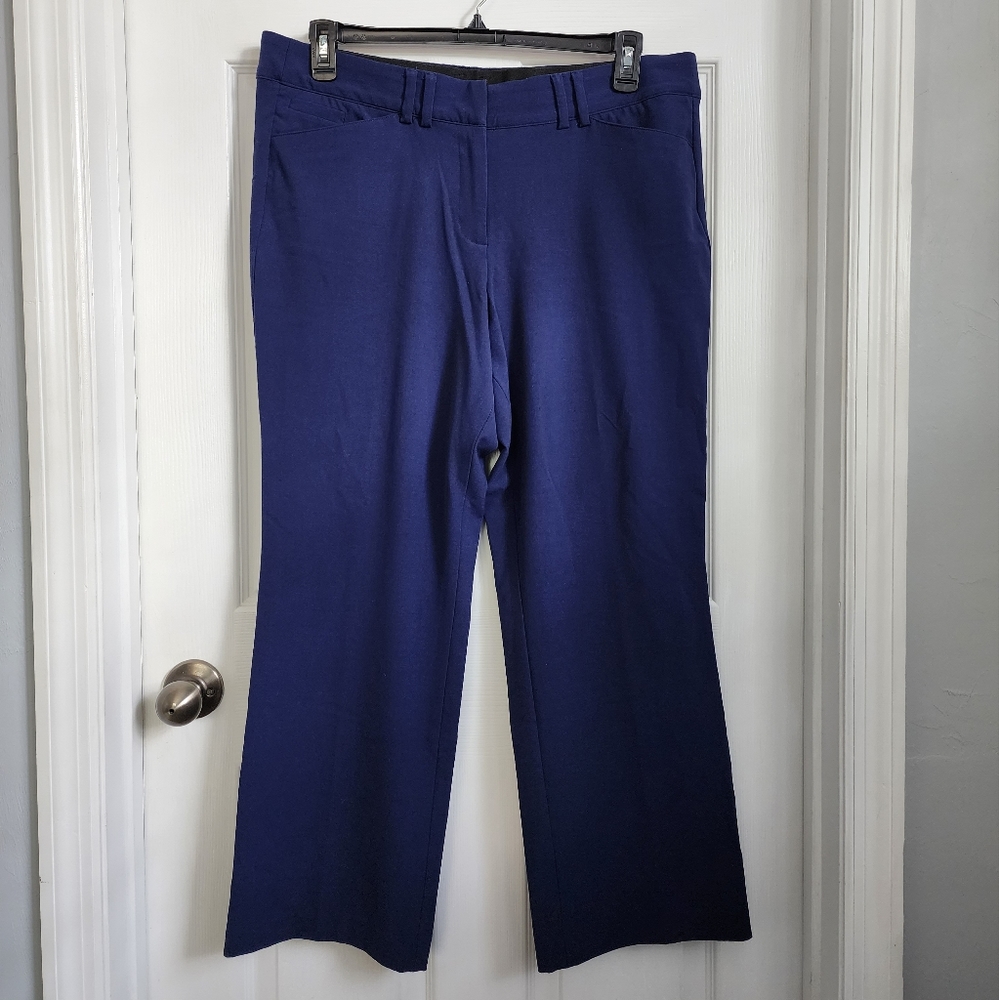 Lane Bryant Navy Bootcut Pants